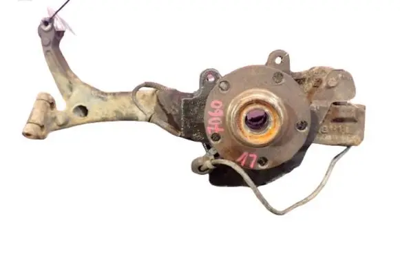 Front wheel hub spindle knuckle
