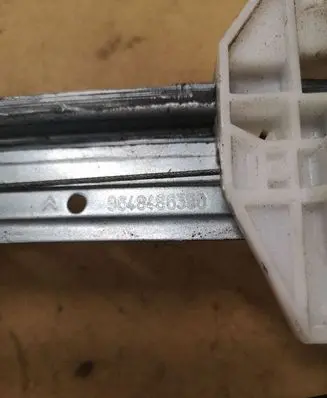 Citroen C5 Front window lifting mechanism without motor 9648486380 995747