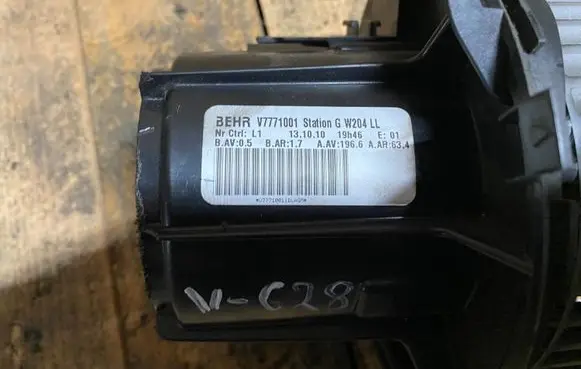 Mercedes-Benz C W204 Heater fan/blower v7771001 7771001