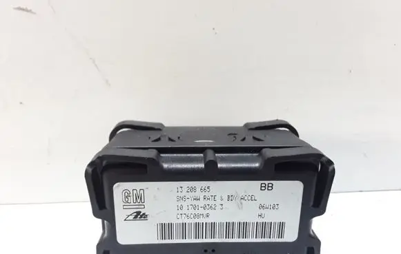 ESP acceleration yaw rate sensor