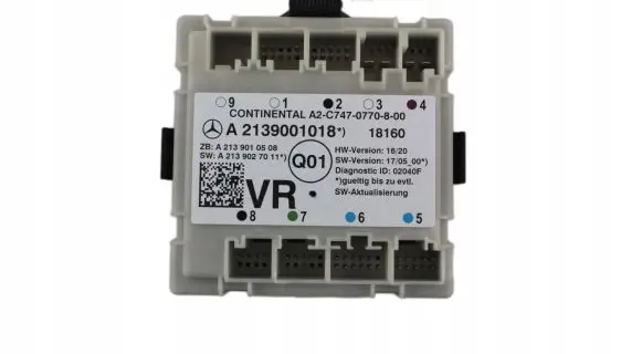 Mercedes-Benz E W213 Door control unit/module A2139001018
