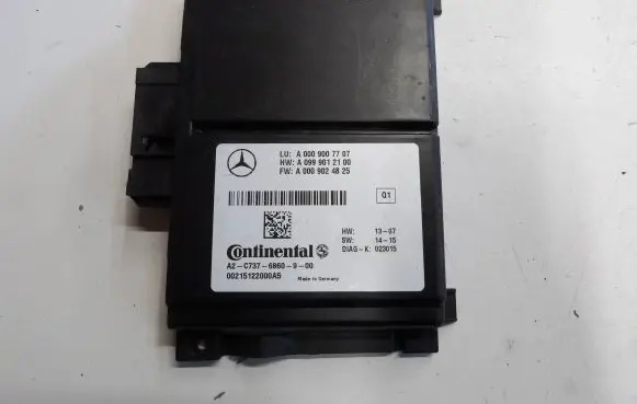Mercedes-Benz E C207 W207 Camera control unit module A0009007707 A0999012100 A0009024825