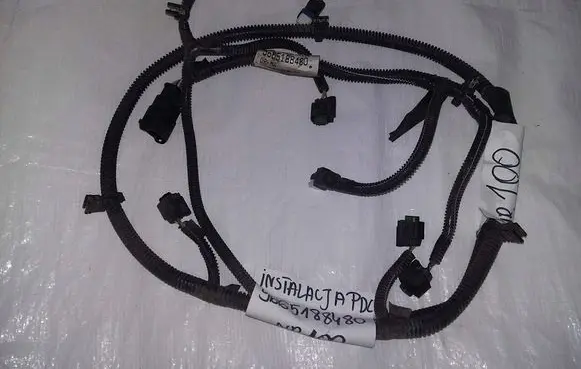 Peugeot 3008 I Parking sensor (PDC) wiring loom 9665188480