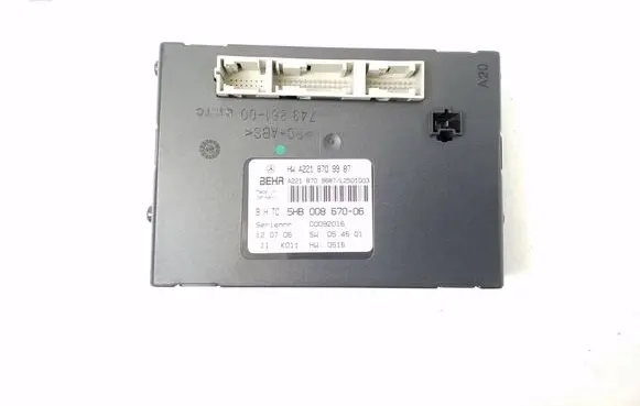 Air conditioning/heating control unit