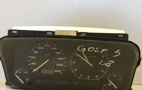Volkswagen Golf III Speedometer (instrument cluster) 1H6919033B 6160552003