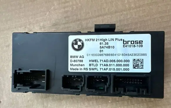 BMW X5 G05 Tailgate/trunk control unit/module 5a74b10 E41018109 C11CCCC987BBB6