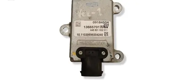 Opel Vectra C ESP acceleration yaw rate sensor 13665701 09184504 448801002011
