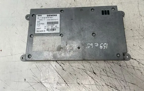 BMW 7 E65 E66 Phone control unit/module 11585217 6921679 S6ND330696