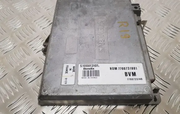 Renault 19 Engine control unit/module S100813101G 7700731801