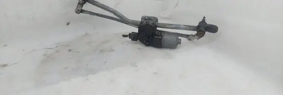Front wiper linkage and motor