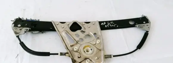 Sliding door window regulator with motor