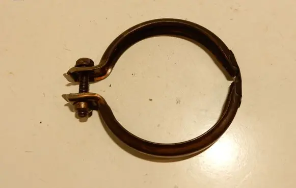 BMW X5 E70 Muffler pipe connector clamp 7553602 60195