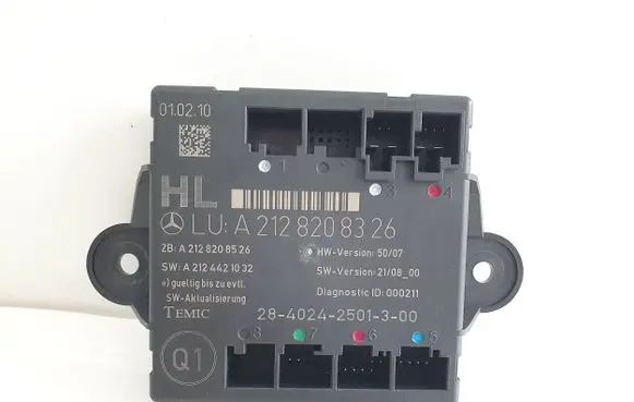 Mercedes-Benz E W212 Door control unit/module A2128208326 A2124221032 2840242501300