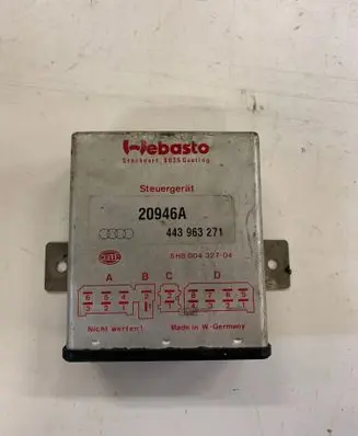 Audi A6 S6 C4 4A Auxiliary heating control unit/module 5HB00432704 20946A 443963271