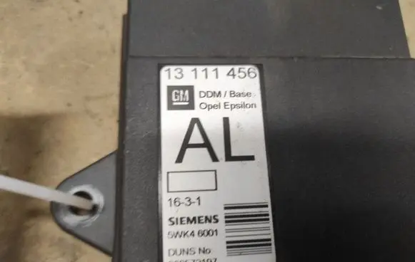Opel Signum Door control unit/module 13111456