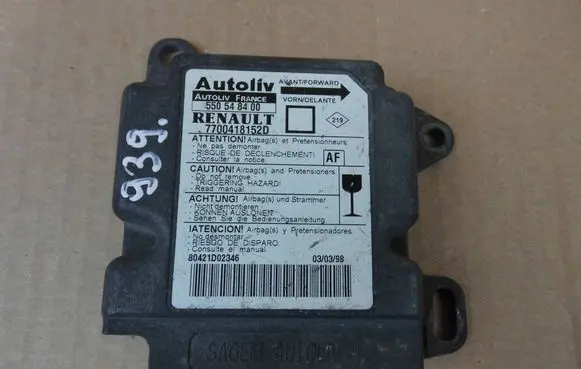 Renault Megane I Airbag control unit/module 7700418152D 550548400
