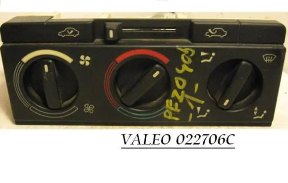 Peugeot 405 Climate control unit 022706C