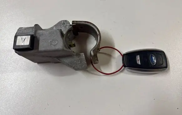 Subaru WRX STI Steering wheel lock HYQ14AHK 4052E 45020053