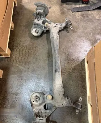 Rear axle beam