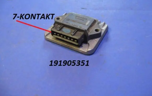 Volkswagen Jetta I Ignition amplifier control unit 191905351