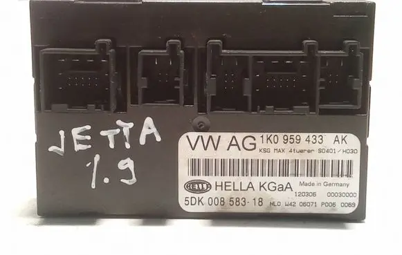 Volkswagen Jetta V Comfort/convenience module 1K0959433AK 5DK00858318 60030000