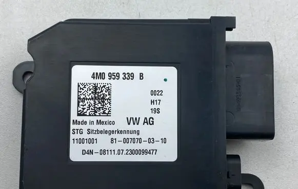 Volkswagen Jetta USA Seat control module 4M0959339B