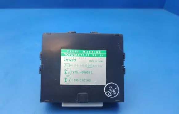 Lexus LS 430 Alarm control unit/module 97RI000051 10R020102 0523000760