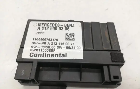 Mercedes-Benz C W204 Fuel injection pump control unit/module 2129000306