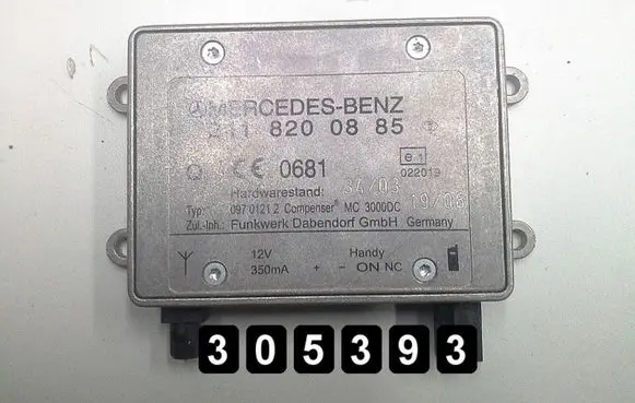 Mercedes-Benz C W203 Engine control unit/module 2118200885