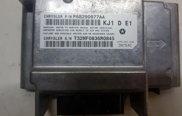 Jeep Cherokee Airbag control unit/module P68290977AA