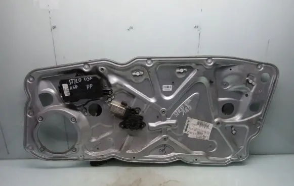 Fiat Stilo Front door window regulator with motor 44637452