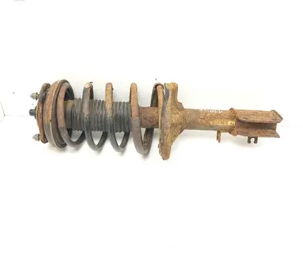Front shock absorber with coil spring