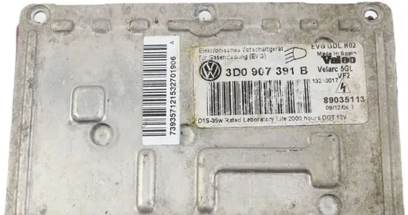 Volkswagen PASSAT B6 Xenon control unit/module 3D0907391B 89035113 13210017