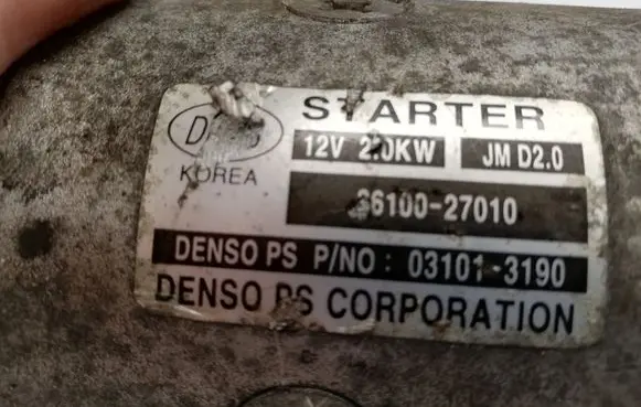 Starter motor