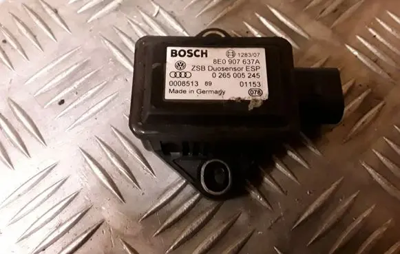 Audi A6 S6 C5 4B ESP acceleration yaw rate sensor 8E0907637A 0265005245