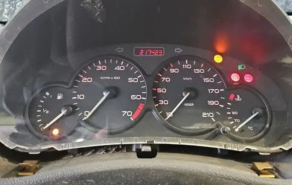 Peugeot 206 Speedometer (instrument cluster) 9634961180 IMPRK1512995