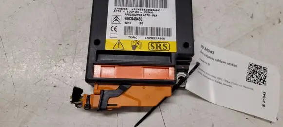 Citroen C6 Airbag control unit/module 9663440480
