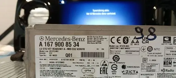 Mercedes-Benz GLE W167 Radio/CD/DVD/GPS head unit A1679008534