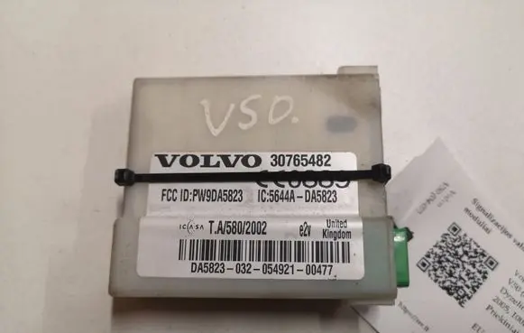 Volvo V50 Alarm control unit/module 30765482 PW9DA5823 5644ADA5823