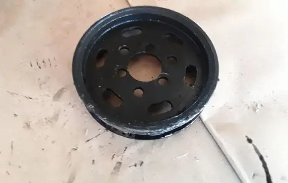 Audi A6 S6 C6 4F Power steering pump pulley 038145255B