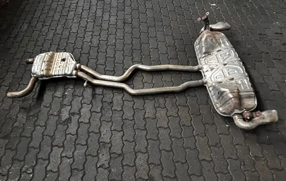 Volkswagen Touareg I Muffler/silencer 7L6253211F