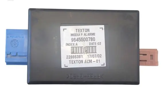 Peugeot 307 Alarm control unit/module 9645500780 22886381