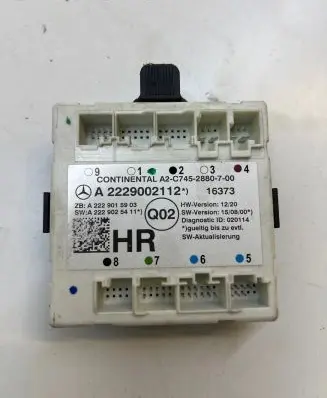 Mercedes-Benz C W205 Door control unit/module A2229002112 A2229025411 A2229015903