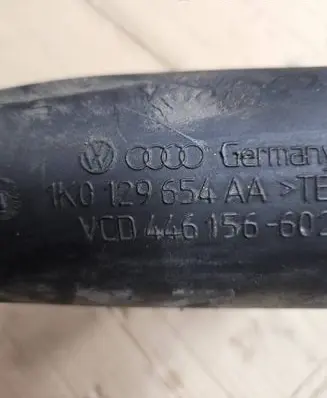 Volkswagen Golf VI Intercooler hose/pipe 1K0129654AA 446156602