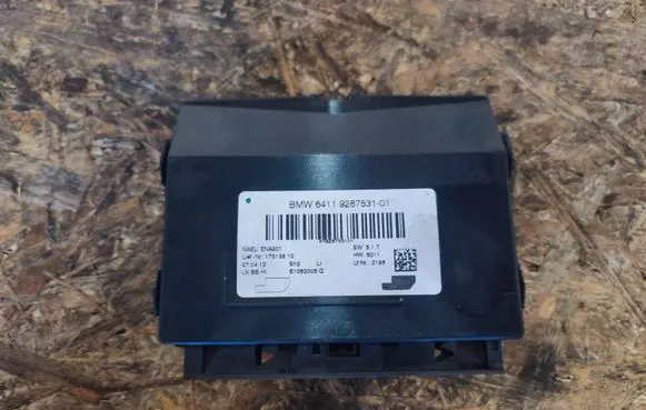 BMW 3 F30 F35 F31 Air conditioning/heating control unit 9287531 E1062005Q 17313810