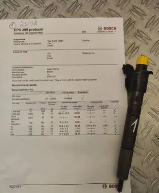 Volvo V60 Fuel injector 0445116016