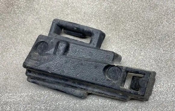 Front bumper foam support bar