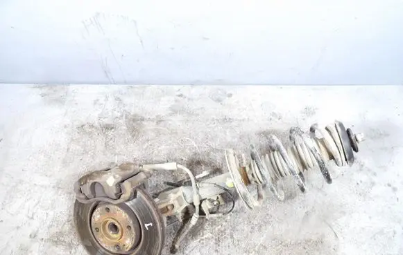 Front shock absorber with coil spring