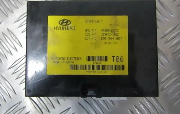 Hyundai Getz Other control units/modules 954001c312 95400-1c312
