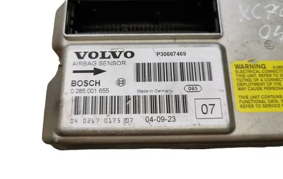 Volvo V70 Airbag control unit/module P30667469 0285001655